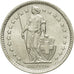 Coin, Switzerland, 1/2 Franc, 1957, Bern, AU(55-58), Silver, KM:23