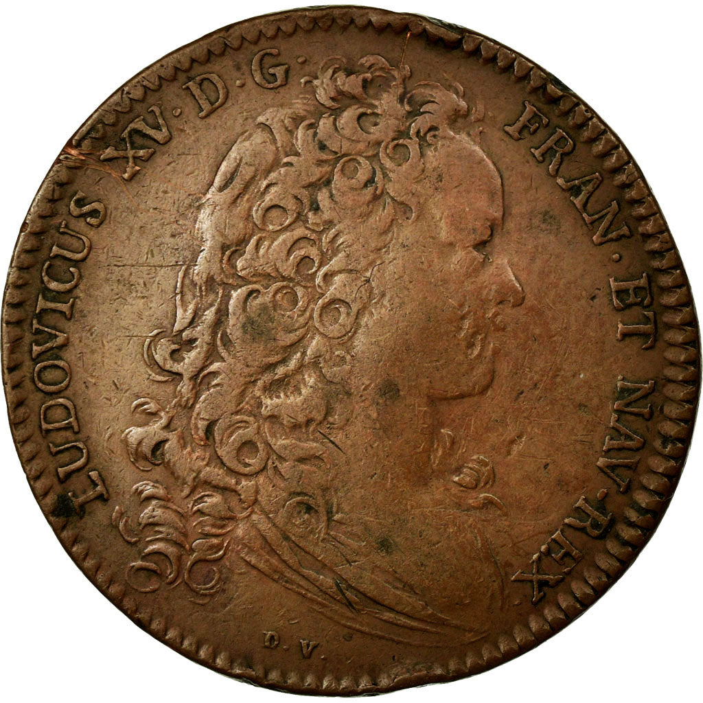 France, Token, Royal, EF(40-45), Copper, Feuardent:13173