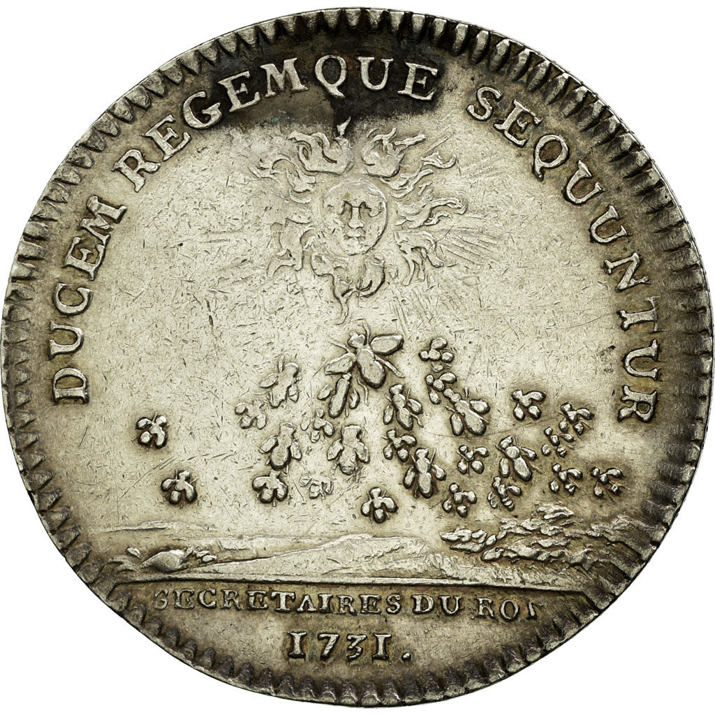 France, Token, Royal, 1731, EF(40-45), Silver, Feuardent:334