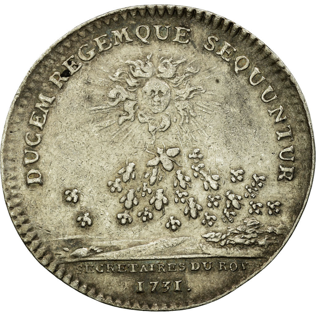France, Token, Royal, 1731, EF(40-45), Silver, Feuardent:334