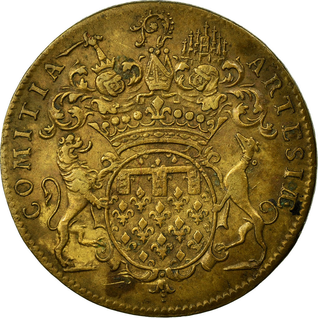 France, Token, Royal, EF(40-45), Copper, Feuardent:6896