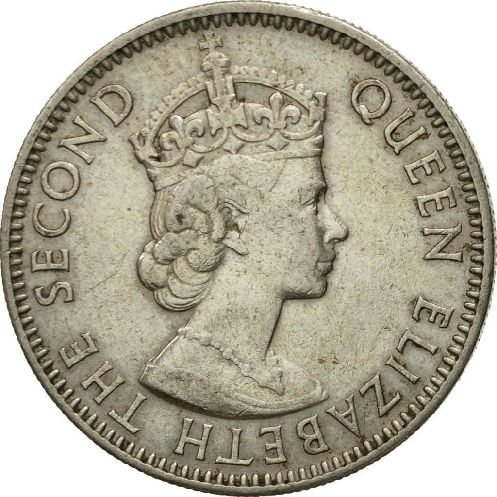 Coin, Cyprus, 50 Mils, 1955, EF(40-45), Copper-nickel, KM:36