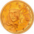 Francia, 5 Euro Cent, 2002, FDC, Acciaio placcato rame, KM:1284