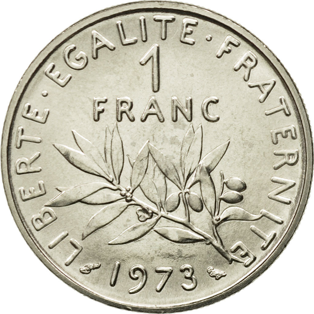 Münze, Frankreich, Semeuse, Franc, 1973, Paris, STGL, Nickel, KM:925.1