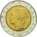 Coin, Italy, 500 Lire, 1987, Rome, EF(40-45), Bi-Metallic, KM:111