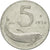 Coin, Italy, 5 Lire, 1954, Rome, VF(30-35), Aluminum, KM:92