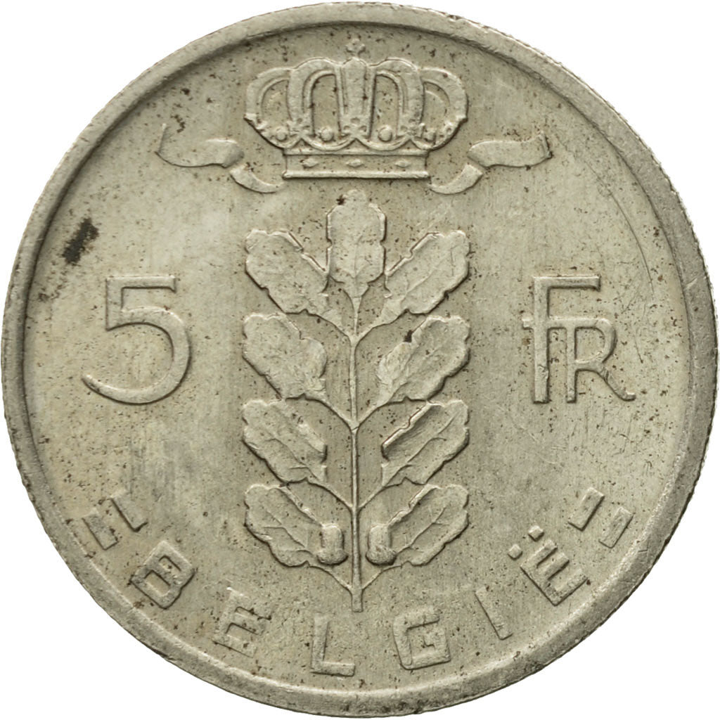 Münze, Belgien, 5 Francs, 5 Frank, 1958, SS+, Copper-nickel, KM:135.1