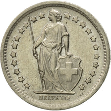 Coin, Switzerland, 1/2 Franc, 1968, Bern, EF(40-45), Copper-nickel, KM:23a.1