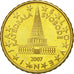Słowenia, 10 Euro Cent, 2007, MS(63), Mosiądz, KM:71