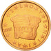 Slovenië, 2 Euro Cent, 2007, UNC-, Copper Plated Steel, KM:69