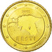 Estonia, 50 Euro Cent, 2011, SC, Latón, KM:66