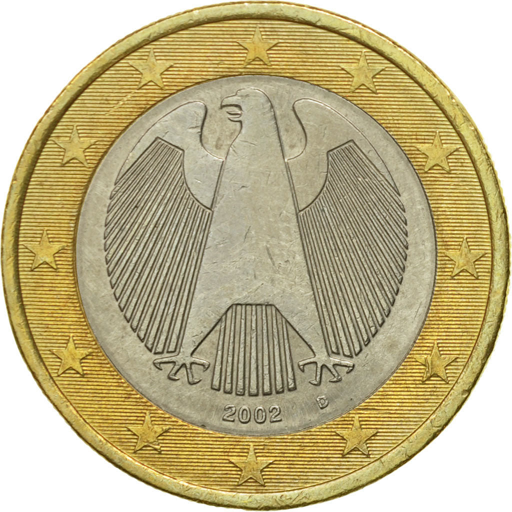 République fédérale allemande, Euro, 2002, TTB, Bi-Metallic, KM:213