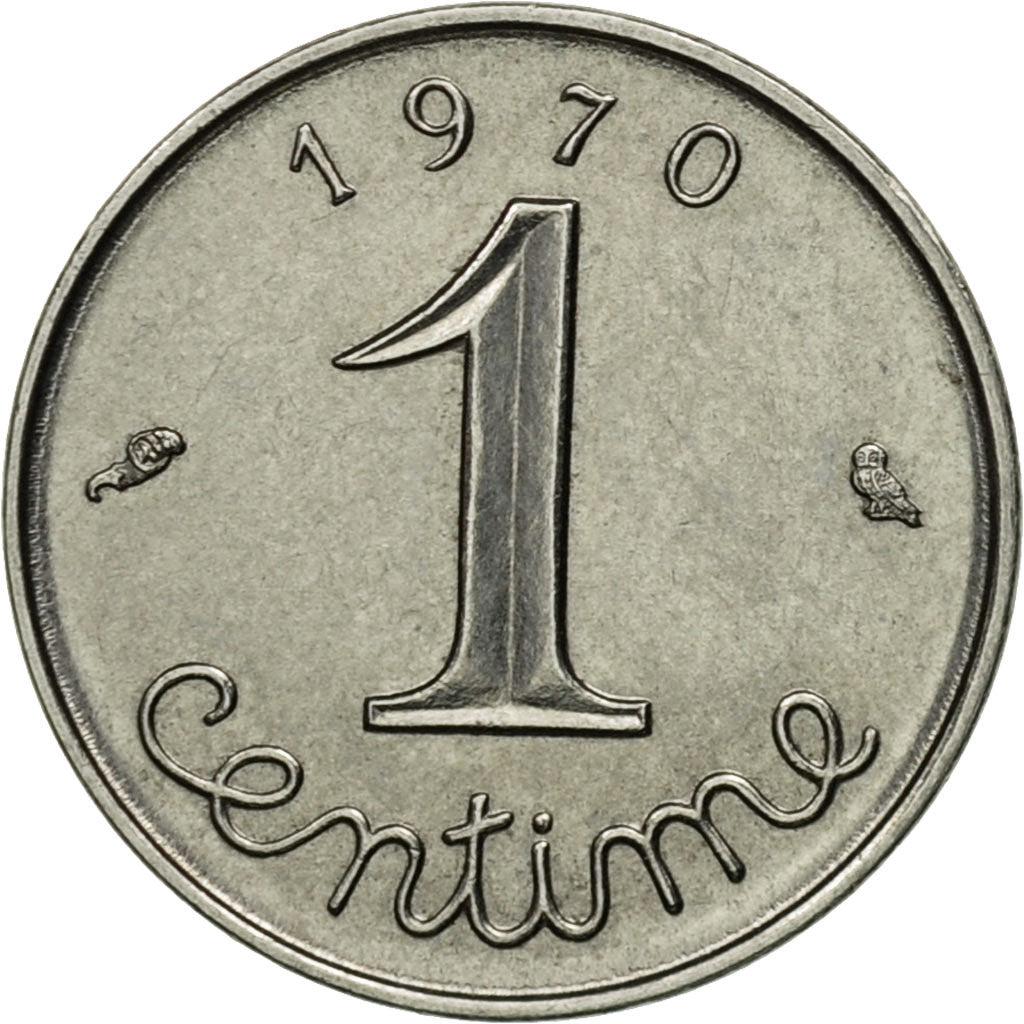 Moneta, Francia, Épi, Centime, 1970, Paris, SPL, Acciaio inossidabile, KM:928