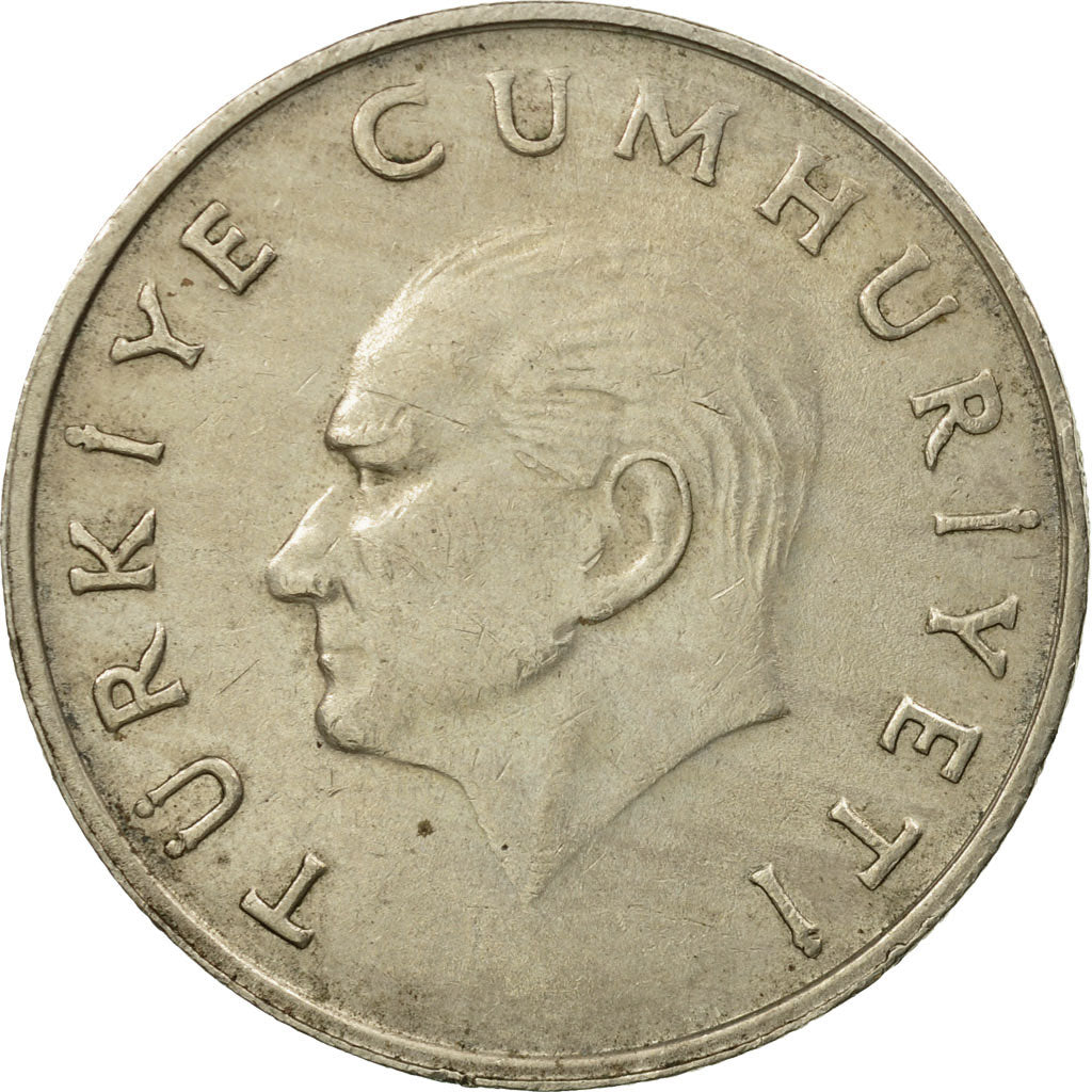 Coin, Turkey, 100 Lira, 1987, EF(40-45), Copper-Nickel-Zinc, KM:967