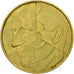 Coin, Belgium, 5 Francs, 5 Frank, 1986, Brussels, EF(40-45), Brass Or