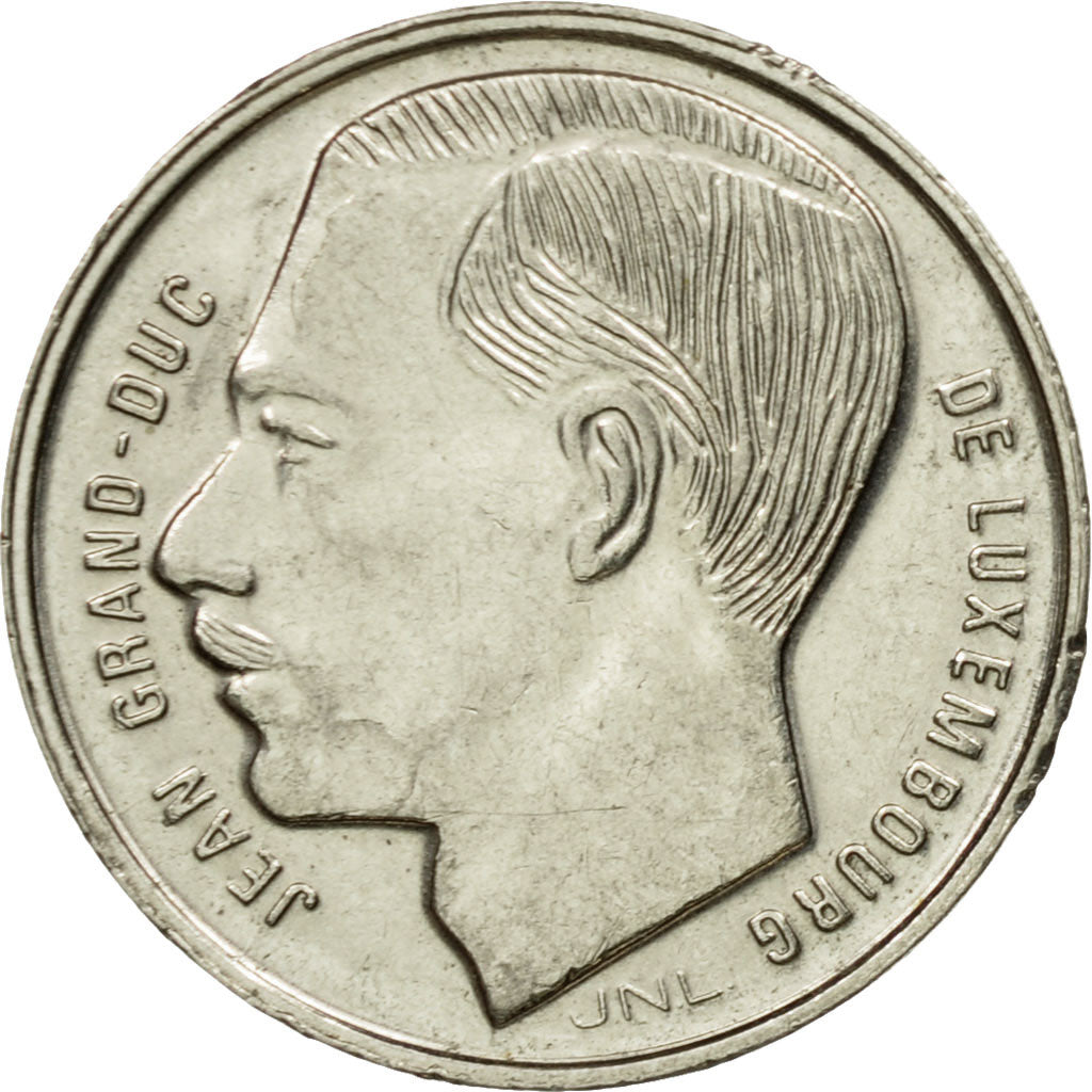 Moneda, Luxemburgo, Jean, Franc, 1988, EBC, Níquel chapado en acero, KM:63