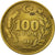 Moneda, Turquía, 100 Lira, 1989, MBC, Aluminio - bronce, KM:988
