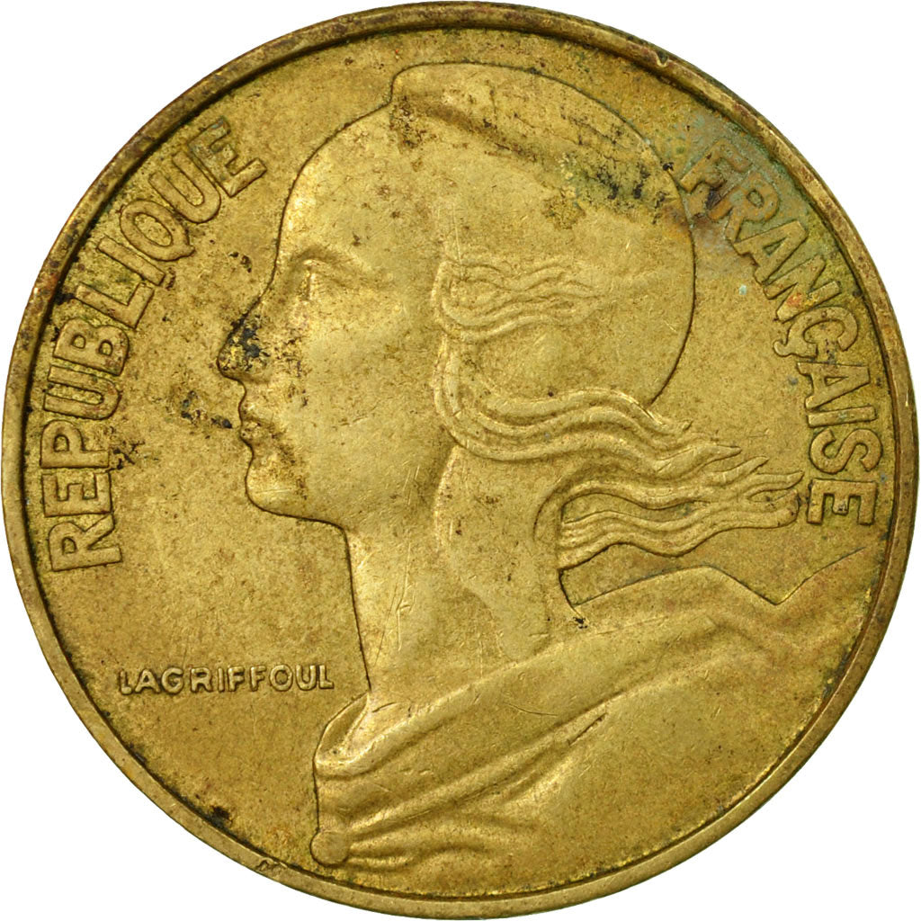 Coin, France, Marianne, 20 Centimes, 1964, Paris, AU(50-53), Aluminum-Bronze