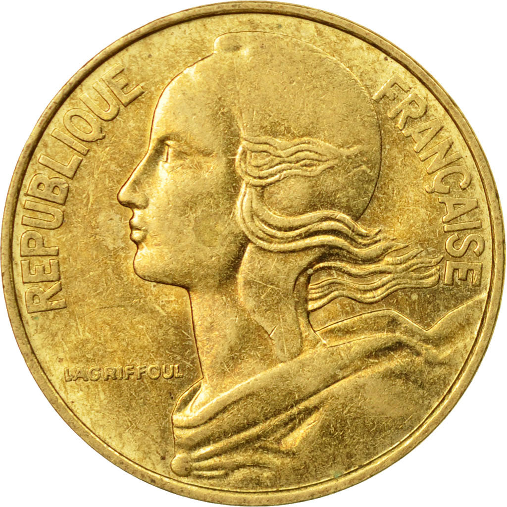 Coin, France, Marianne, 20 Centimes, 1984, Paris, AU(50-53), Aluminum-Bronze