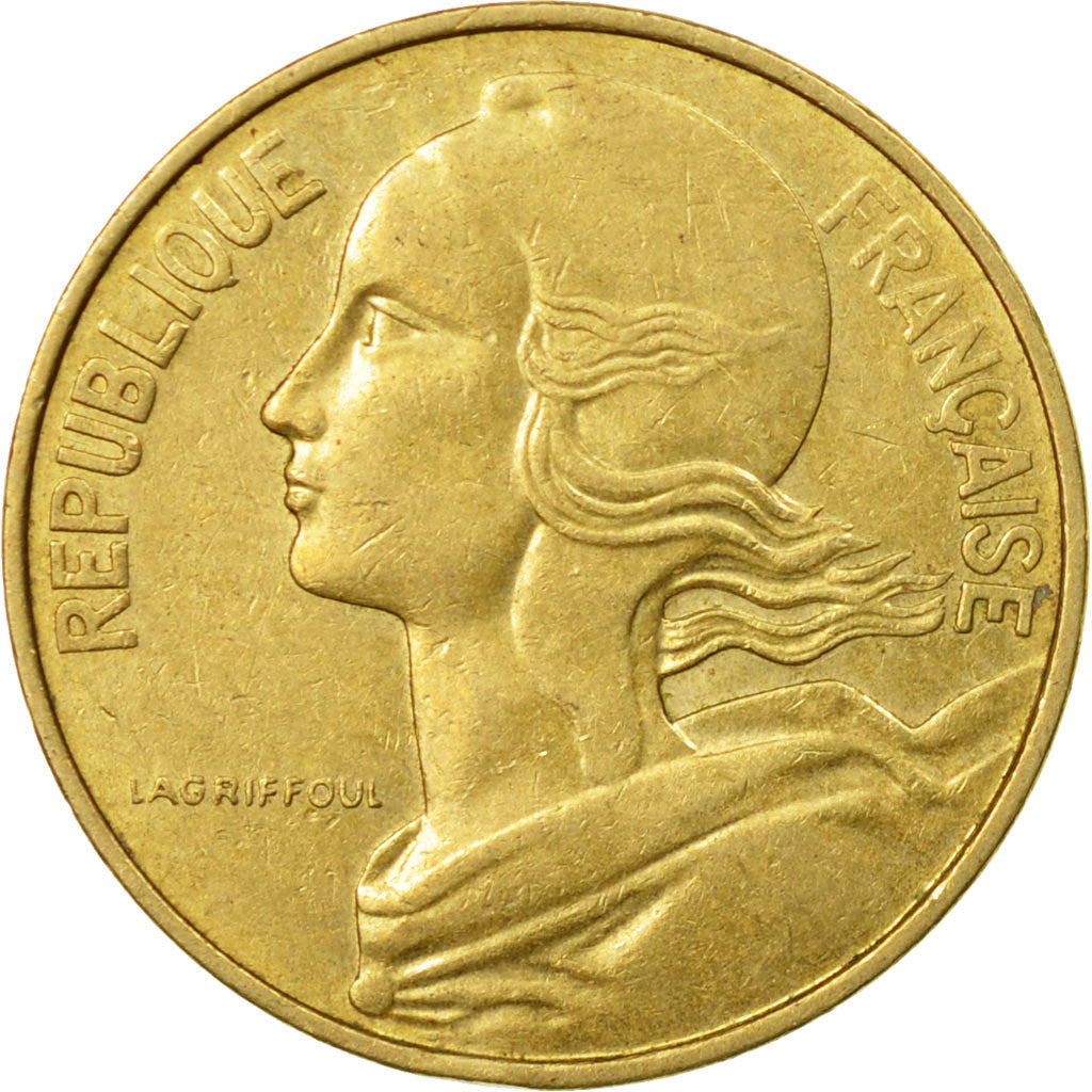 Munten, Frankrijk, Marianne, 10 Centimes, 1984, Paris, ZF, Aluminum-Bronze