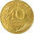 Moneda, Francia, Marianne, 10 Centimes, 1986, Paris, MBC+, Aluminio - bronce