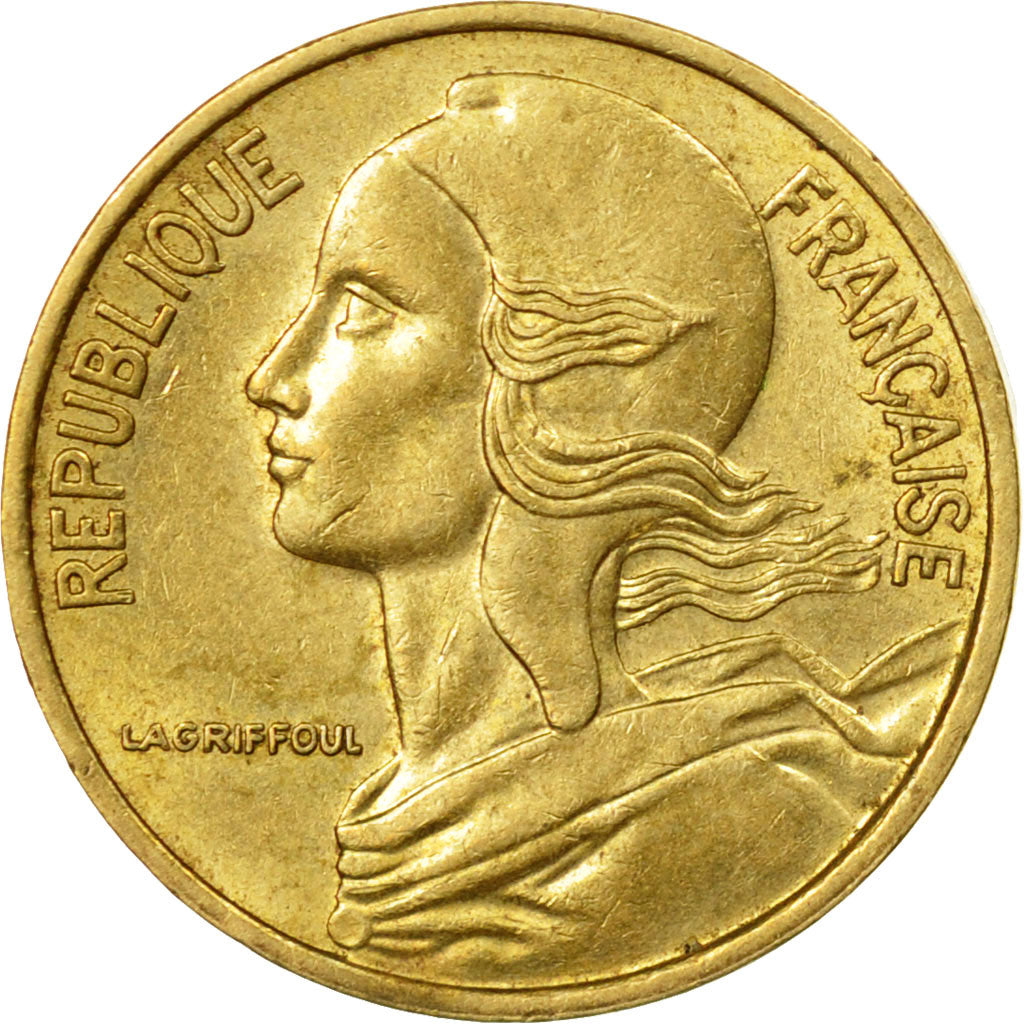 Coin, France, Marianne, 5 Centimes, 1977, Paris, AU(50-53), Aluminum-Bronze