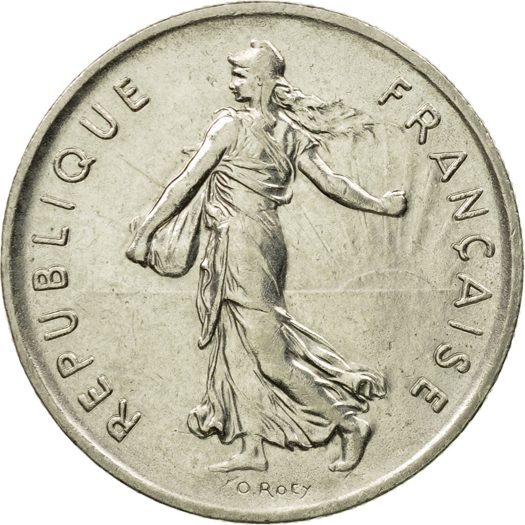 Moneta, Francja, Semeuse, 5 Francs, 1995, Paris, EF(40-45), Nikiel powlekany
