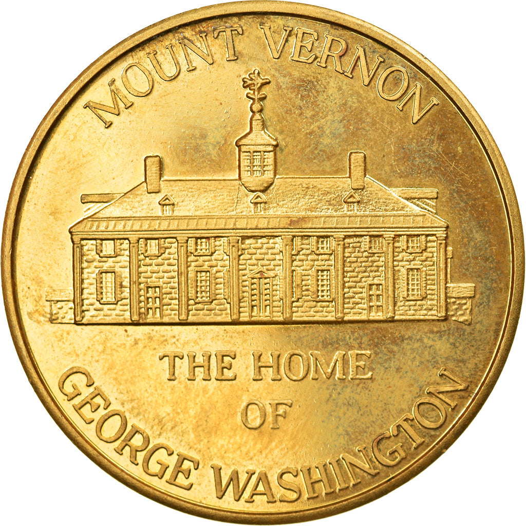 Frankreich, Token, Mount Vernon, Home of Georges Washington, Politics, Society