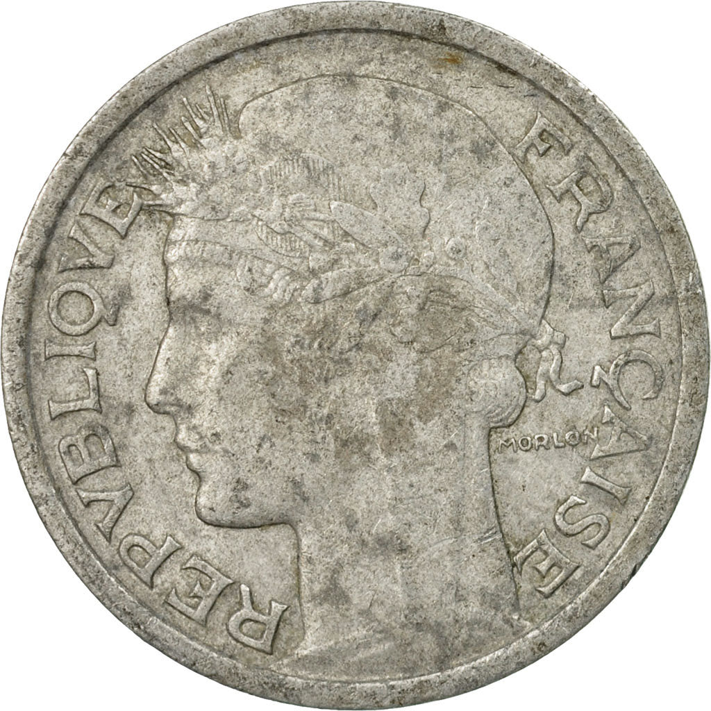 Coin, France, Morlon, Franc, 1957, EF(40-45), Aluminum, KM:885a.1, Gadoury:473b