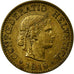 Coin, Switzerland, 10 Rappen, 1919, Bern, AU(50-53), Brass, KM:27A