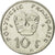 Moneda, Polinesia francesa, 10 Francs, 1995, Paris, MBC+, Níquel, KM:8