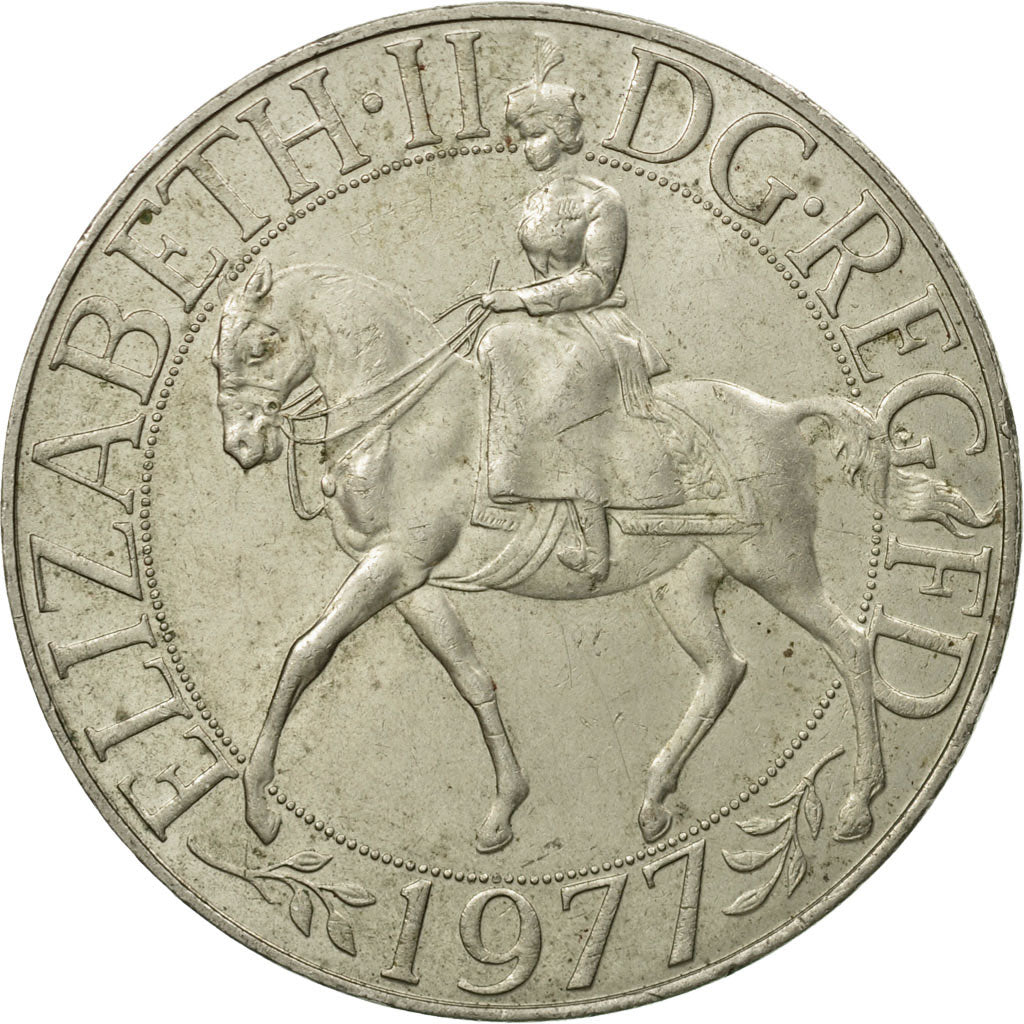 Coin, Great Britain, Elizabeth II, 25 New Pence, 1977, EF(40-45), Copper-nickel