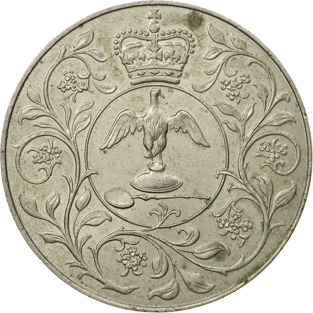 Coin, Great Britain, Elizabeth II, 25 New Pence, 1977, EF(40-45), Copper-nickel