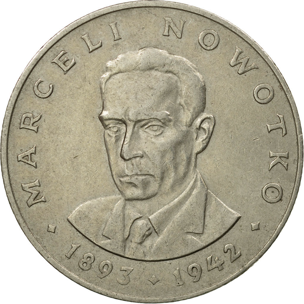 Coin, Poland, 20 Zlotych, 1977, Warsaw, EF(40-45), Copper-nickel, KM:69