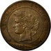 Monnaie, France, Cérès, 10 Centimes, 1871, Paris, SUP+, Bronze, Gadoury:265