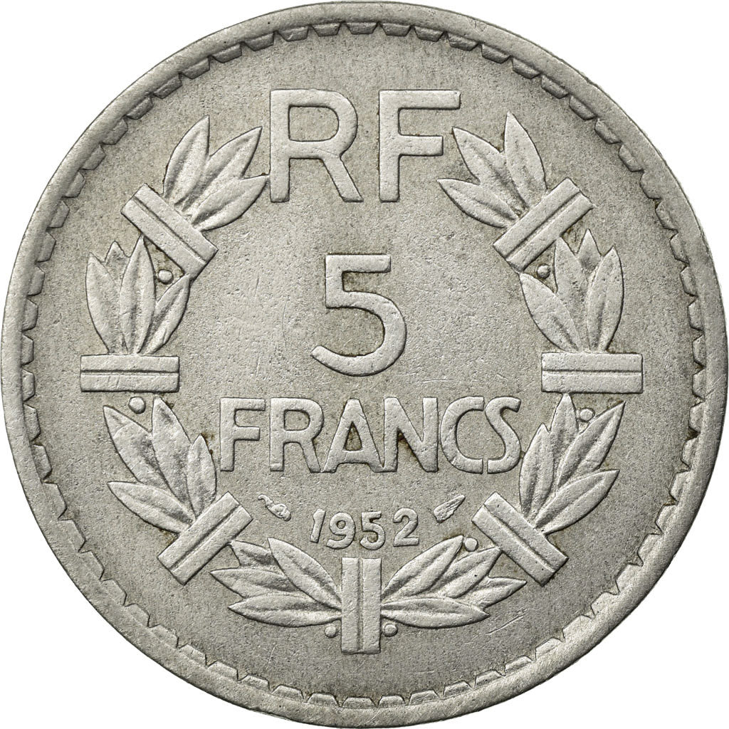 Monnaie, France, Lavrillier, 5 Francs, 1952, Paris, TTB, Aluminium, Gadoury:766a