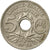 Moneda, Francia, Lindauer, 5 Centimes, 1924, BC+, Cobre - níquel, KM:875