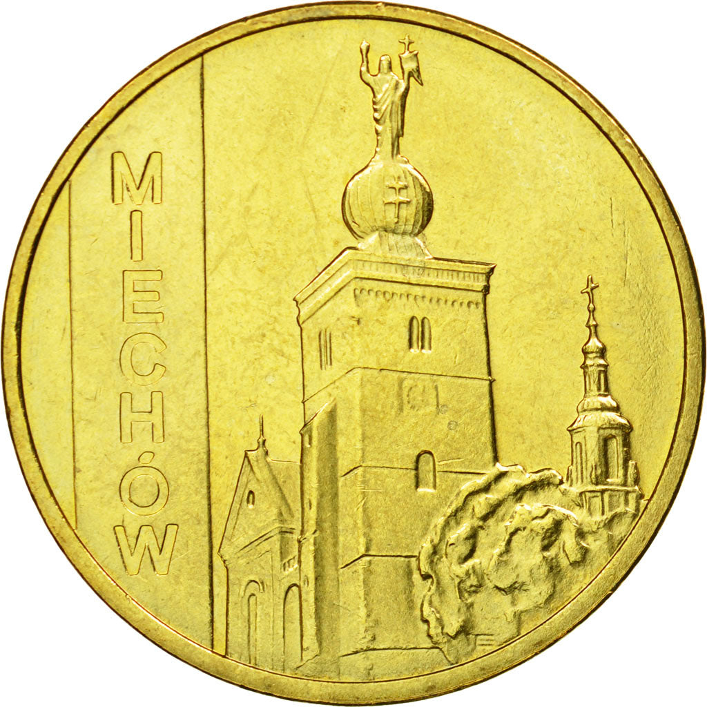 Coin, Poland, 2 Zlote, 2010, Warsaw, AU(55-58), Brass, KM:760