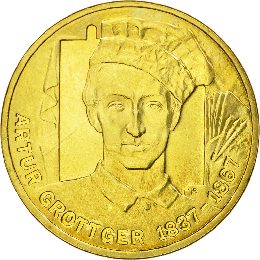 Coin, Poland, 2 Zlote, 2010, Warsaw, AU(55-58), Brass, KM:746