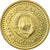 Moneta, Jugosławia, 2 Dinara, 1983, EF(40-45), Mosiądz niklowy, KM:87