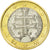 Eslovaquia, Euro, 2009, EBC, Bimetálico, KM:101
