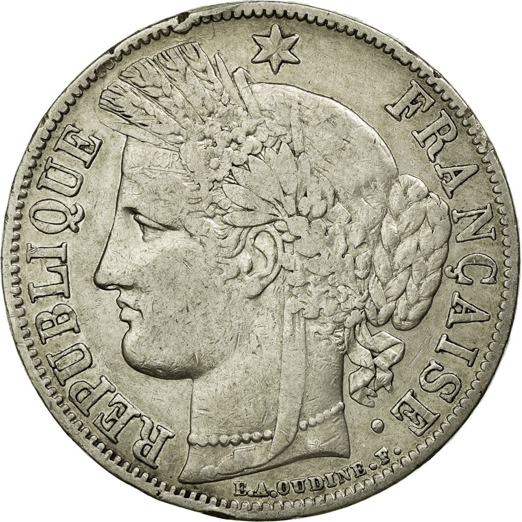 Monnaie, France, Cérès, 5 Francs, 1851, Paris, TB+, Argent, Gadoury:719