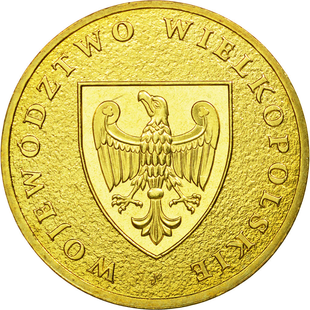 Coin, Poland, 2 Zlote, 2005, Warsaw, AU(55-58), Brass, KM:562