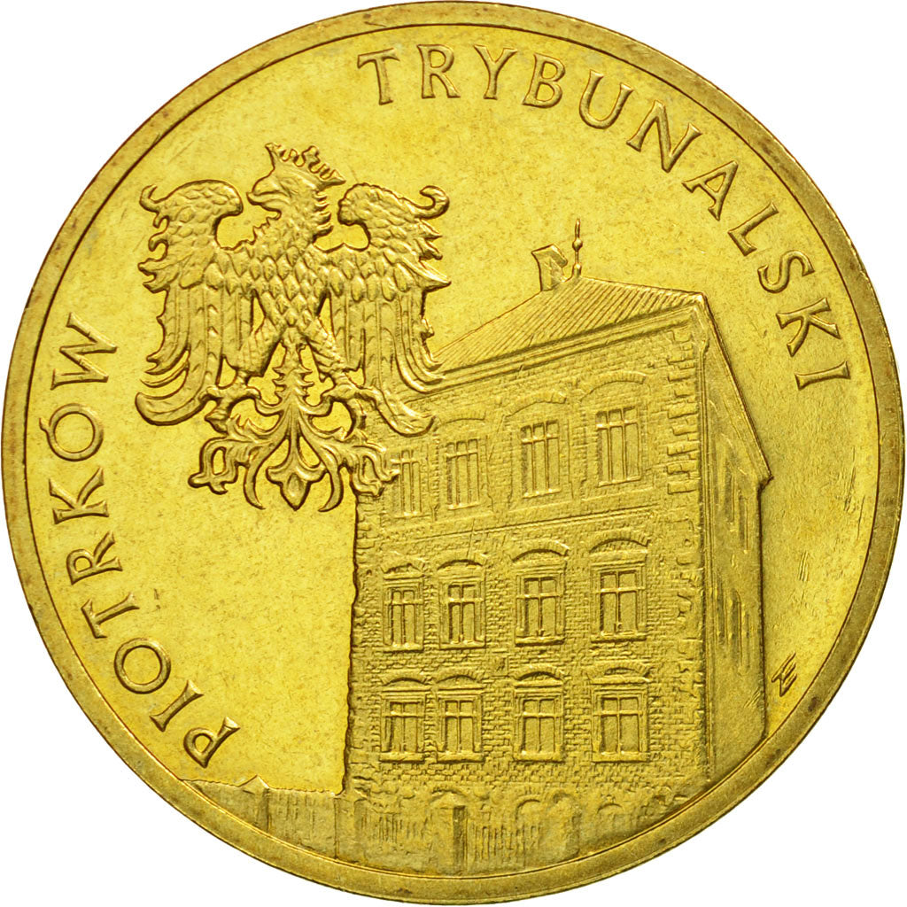 Moneda, Polonia, 2 Zlote, 2008, Warsaw, MBC, Latón, KM:628