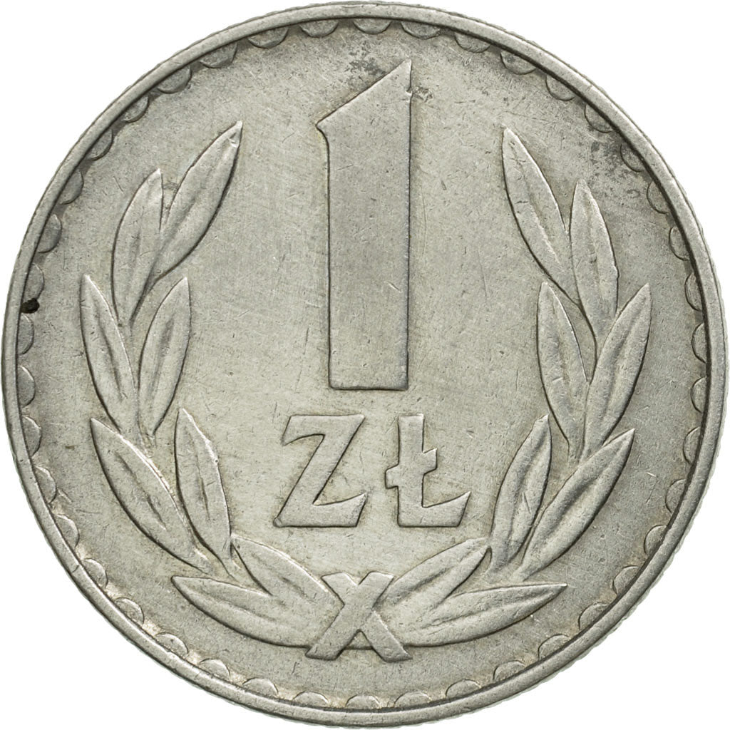 Moneta, Polska, Zloty, 1977, Warsaw, EF(40-45), Aluminium, KM:49.1