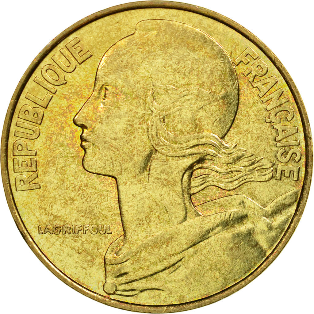 Coin, France, Marianne, 20 Centimes, 1990, Paris, EF(40-45), Aluminum-Bronze
