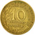 Moneta, Francja, Marianne, 10 Centimes, 1965, Paris, EF(40-45), Aluminium-Brąz