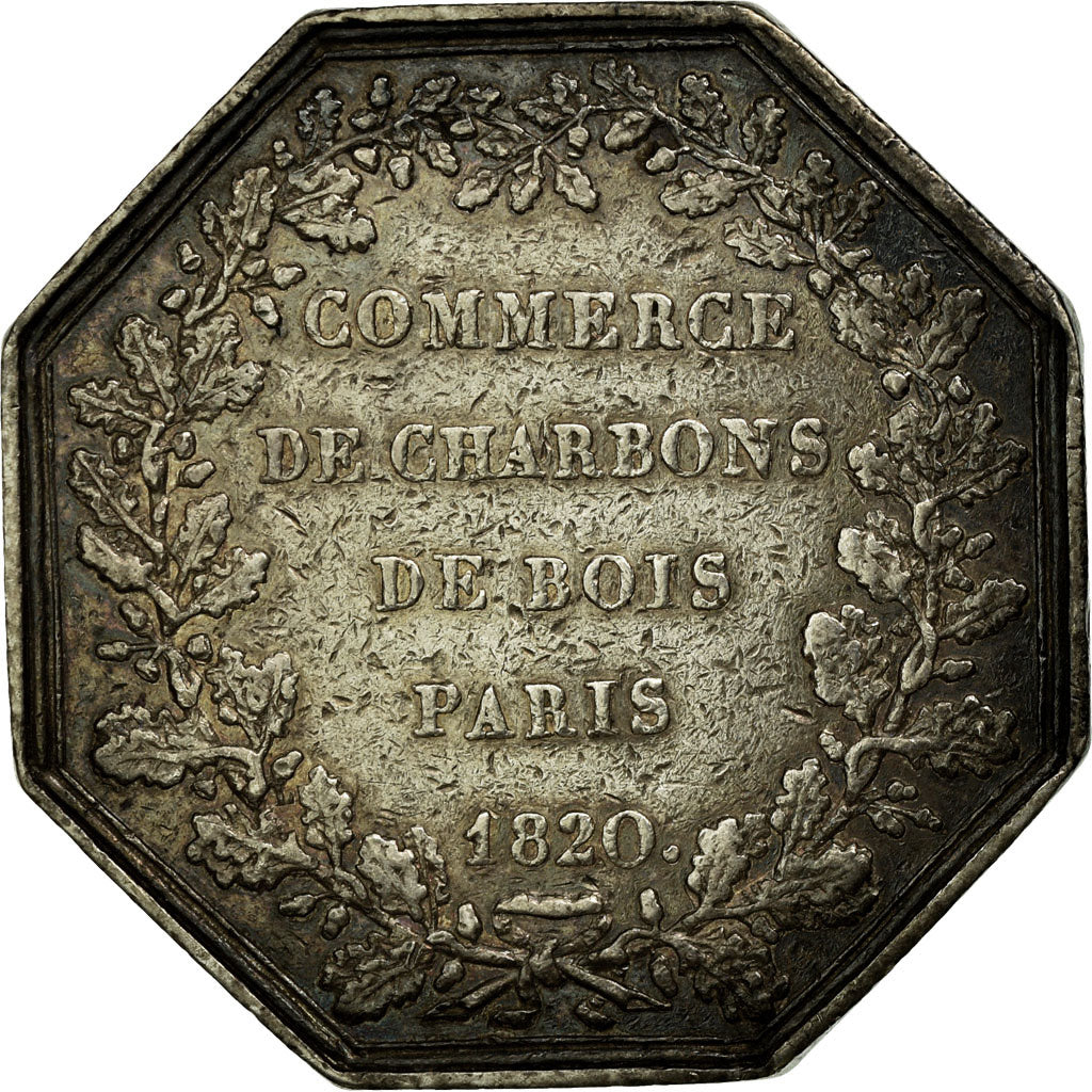 Francia, Token, Trades, 1820, BB, Argento