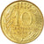 Moneta, Francja, Marianne, 10 Centimes, 1990, Paris, EF(40-45), Aluminium-Brąz