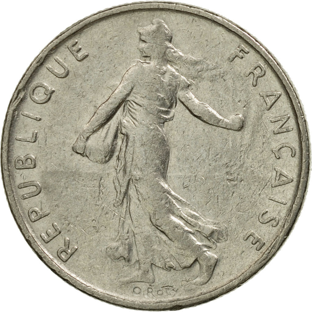 Coin, France, Semeuse, 1/2 Franc, 1966, Paris, EF(40-45), Nickel, KM:931.1